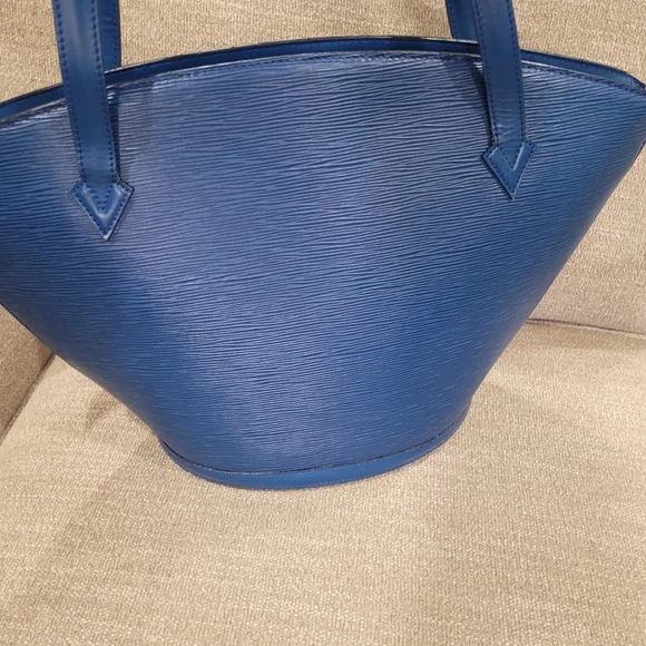 🔹️ LOUIS VUITTON🔹️ Saint Jacques blue tote bag and matching wallet + COA ✨️💙